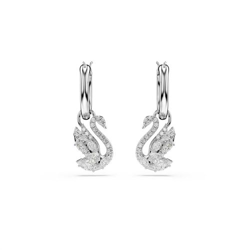 Swarovski Swan Drop Earrings